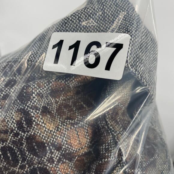 Chico's Jacket Women's Large Reversible Full Zip Jacket Reptile Print Gray - Picture 10 of 10